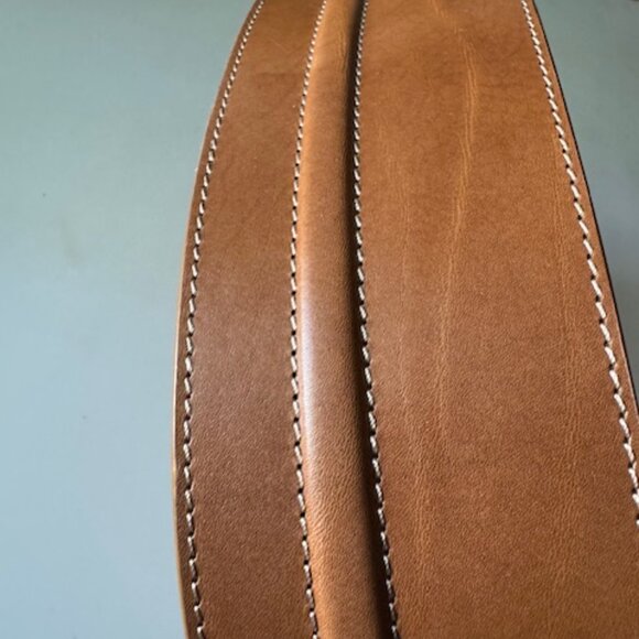 Agnona Double Prong Buckle Corset Belt In Caramel main image 15